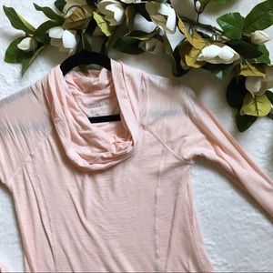 Reebok | blush long sleeved funnel neck top